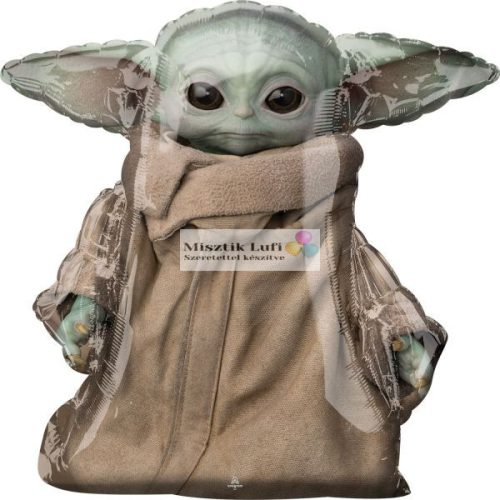 Baby Yoda - Mandalorian - Star Wars Fólia Lufi, 78cm.