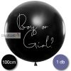 Boy Or Girl? Babaváró Óriás Latex (Gumi) Lufi, Konfettivel, 100 cm (3 feet) LÁNY