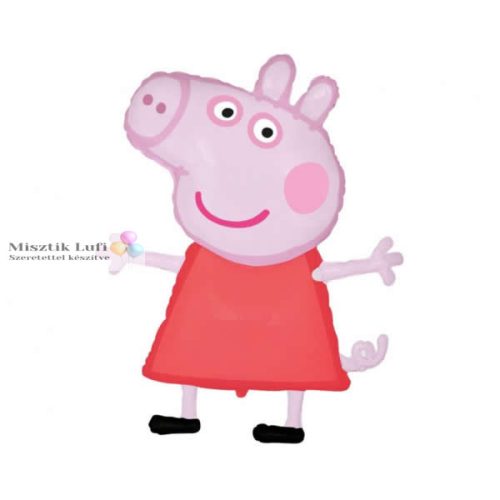 Peppa Malac Egész Alakos Fólia Lufi, 60 cm. 